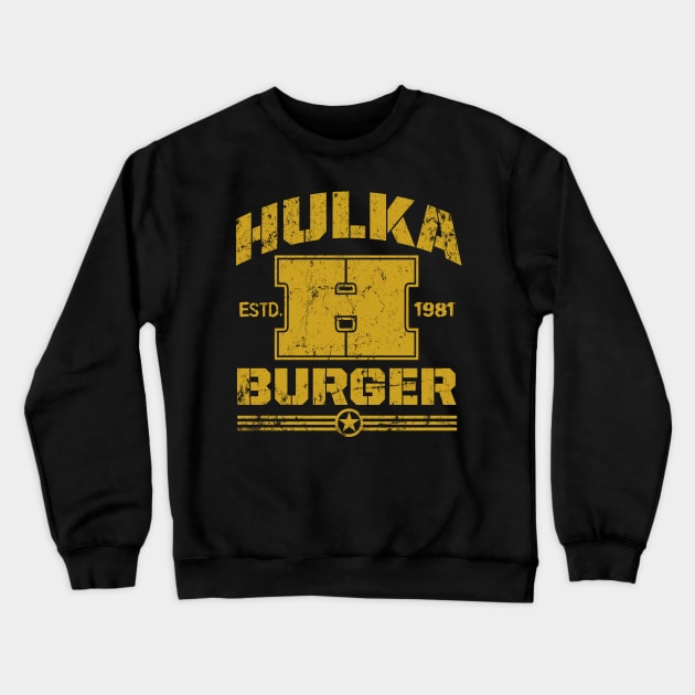 HulkaBurger Crewneck Sweatshirt by MindsparkCreative